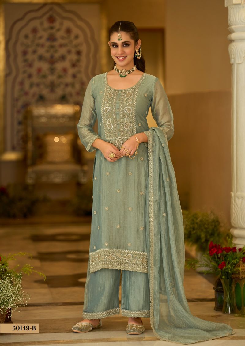 Eba LifeStyle Zaveri D 50149 B Salsa Embroidered Designer Salwar Kameez