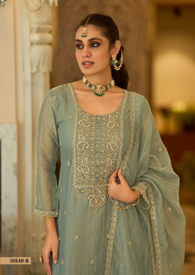 Eba LifeStyle Zaveri D 50149 B Salsa Embroidered Designer Salwar Kameez