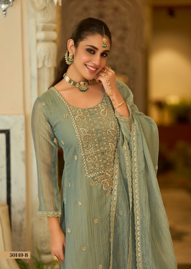 Eba LifeStyle Zaveri D 50149 B Salsa Embroidered Designer Salwar Kameez