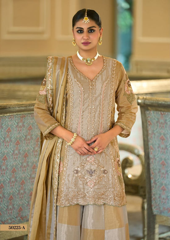 Eba LifeStyle Zaveri D 50225 A Viscose Kanjiveram Beats Work Salwar Suit Set