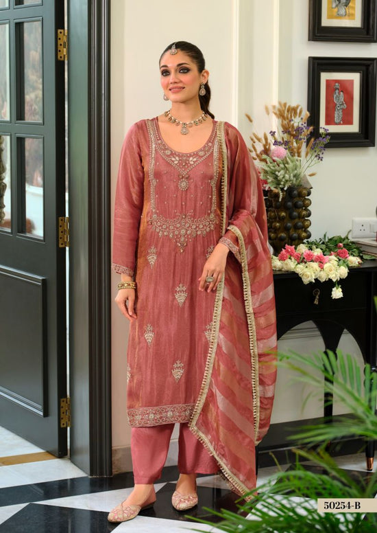 Eba LifeStyle Zaveri D 50254 A To C Viscose Simar Salwar Suit Set
