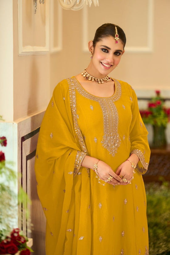 Zaveri D 9954 Chinon Embroidered Designer Salwar Kameez Set