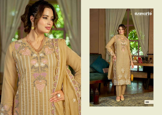 Zaveri Viana Vol 2 Premium Readymade Designer 3 Piece Suit - Amrah Wholesale