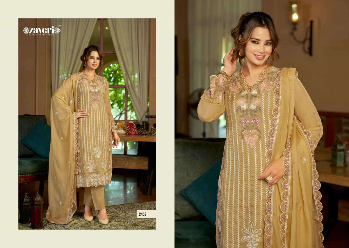Zaveri Viana Vol 2 Premium Readymade Designer 3 Piece Suit - Amrah Wholesale