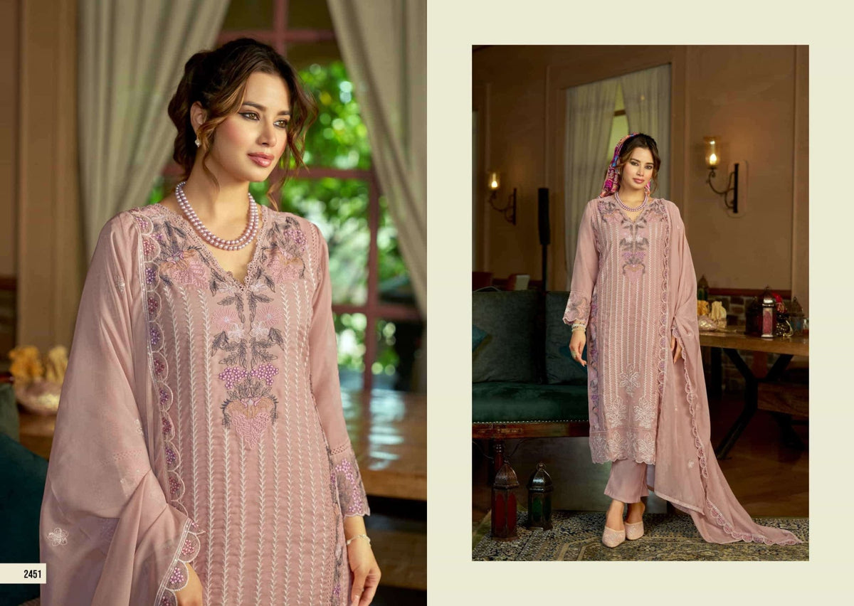 Zaveri Viana Vol 2 Premium Readymade Designer 3 Piece Suit - Amrah Wholesale