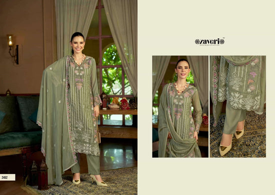 Zaveri Viana Vol 2 Premium Readymade Designer 3 Piece Suit - Amrah Wholesale