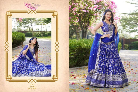 Zeel Clothing Amrapali Pure Dola Silk Printed Lehenga