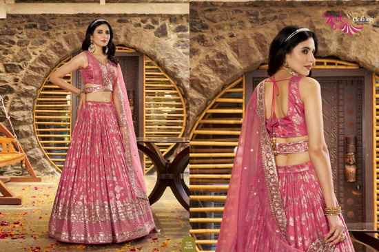 Zeel Clothing Amrapali Pure Dola Silk Printed Lehenga