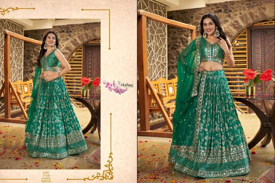Zeel Clothing Amrapali Pure Dola Silk Printed Lehenga