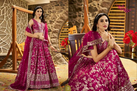 Zeel Clothing Amrapali Pure Dola Silk Printed Lehenga