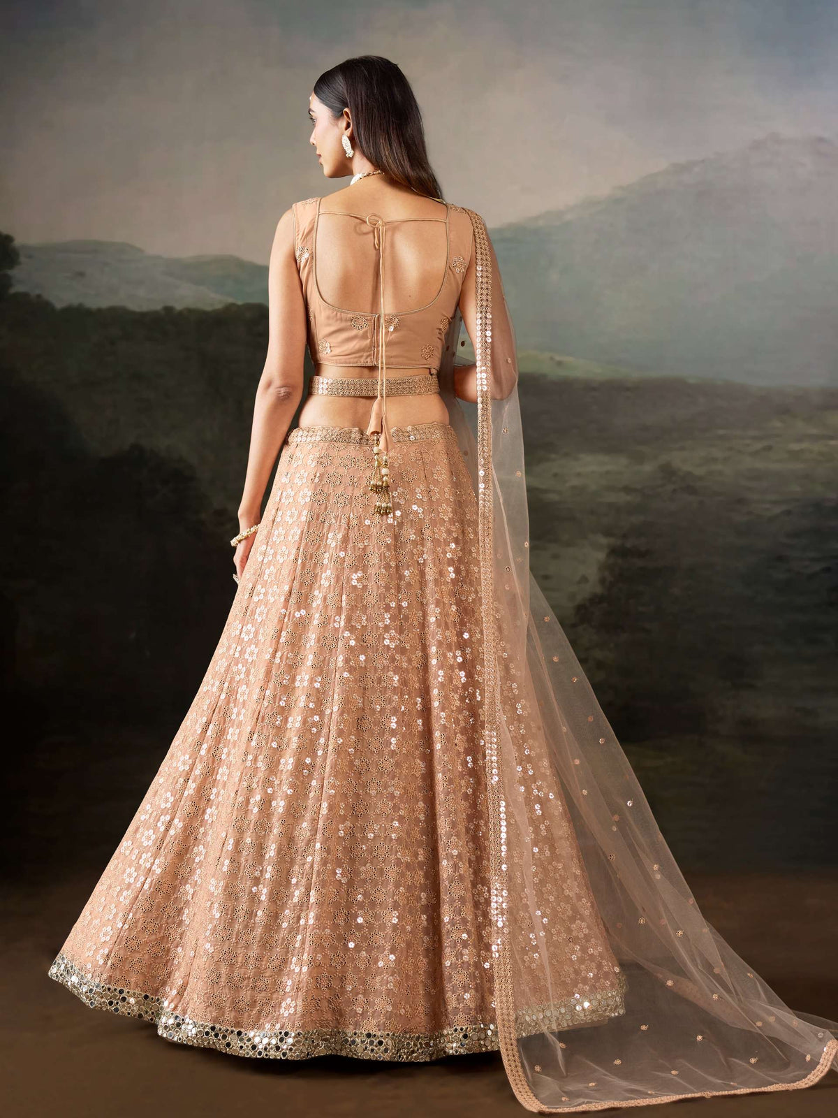 ZEEL CLOTHING ARANYA - 139 Georgette Sequence Embroidered Lehenga