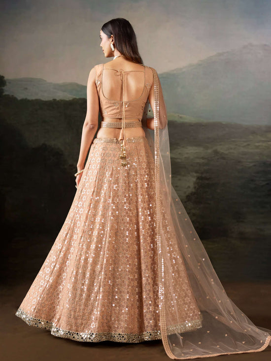ZEEL CLOTHING ARANYA - 139 Georgette Sequence Embroidered Lehenga