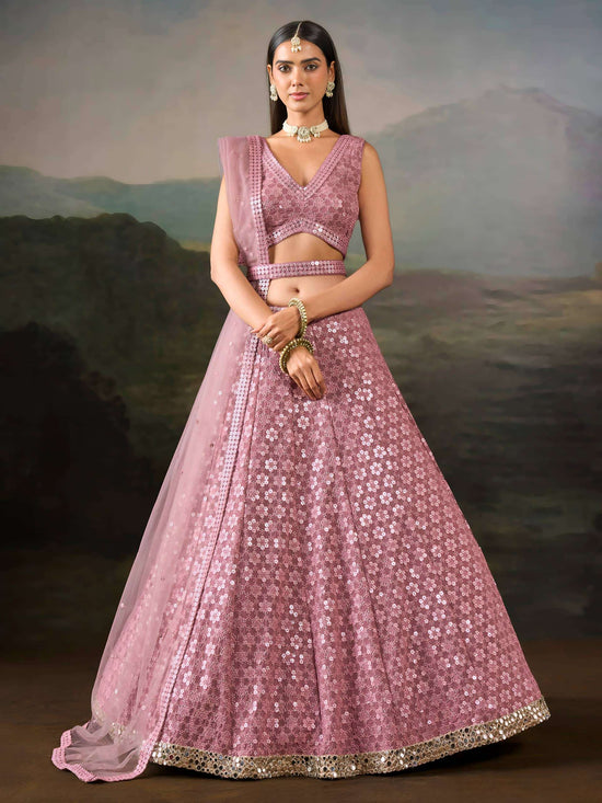 ZEEL CLOTHING ARANYA - 139 Georgette Sequence Embroidered Lehenga