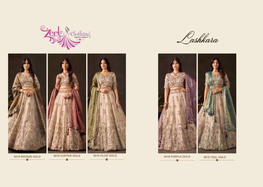 ZEEL CLOTHING LASHKARA 139 Silk Embroidered Party Wear Lehenga
