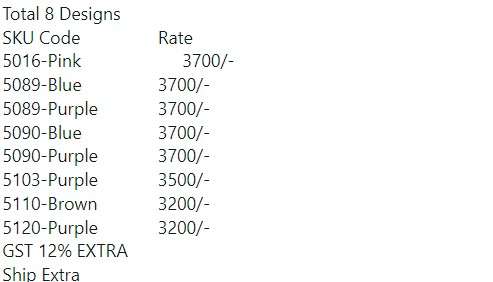 Zeel Clothing Vamika Vol-1