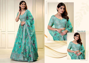 ZEEL Clothing Vol - 31 Organza Lehenga - Amrah Wholesale