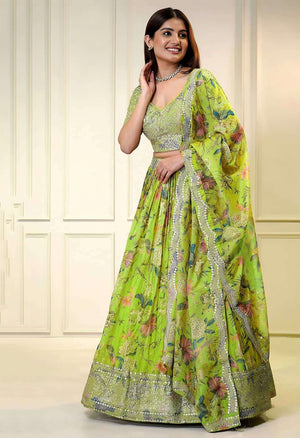 ZEEL Clothing Vol - 31 Organza Lehenga - Amrah Wholesale