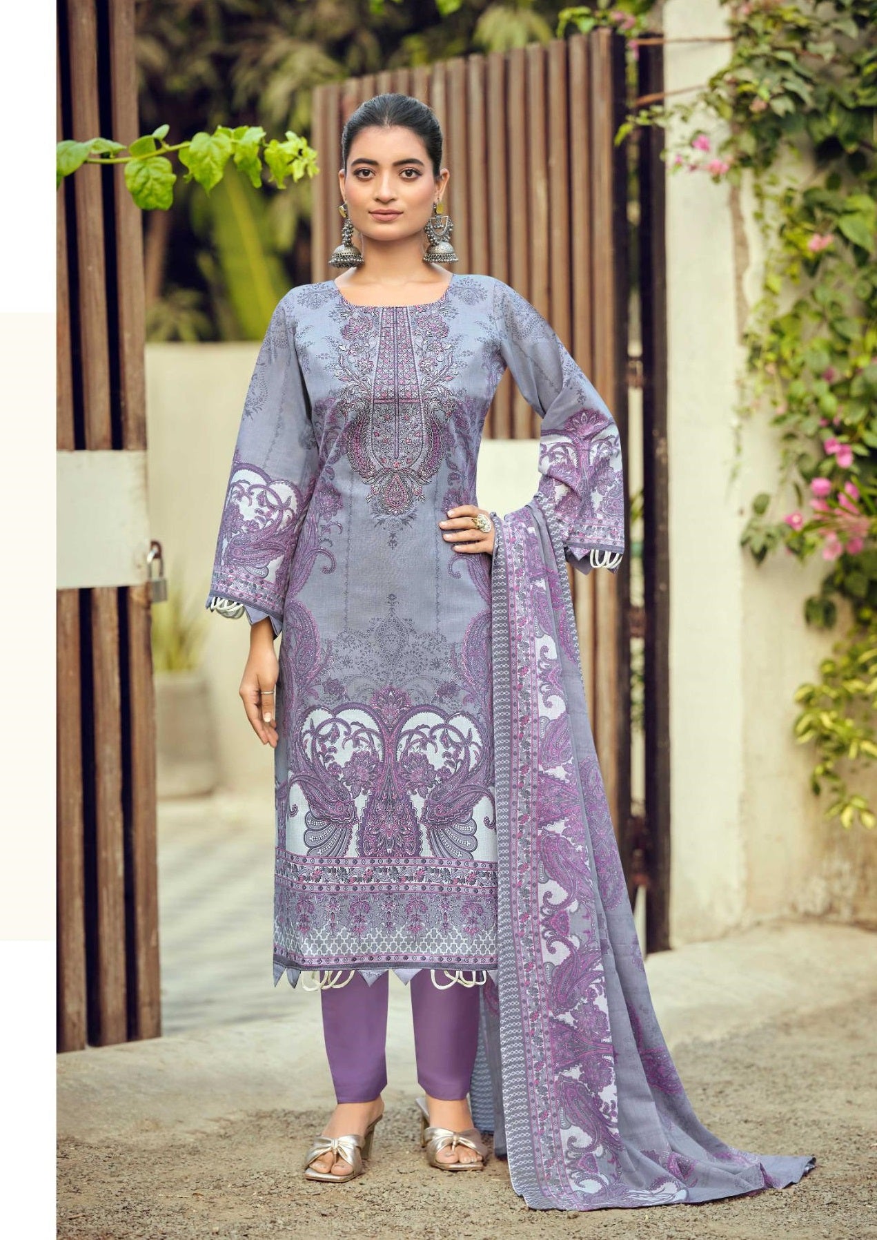 Zulfat Firdaus 723 Series Cotton Dress Material