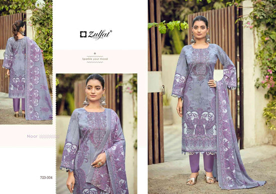 Zulfat Firdaus Vol 2 Nx Cotton Embroidery Dress Material Collection