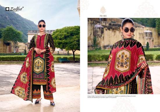 Zulfat Mohabbat Rayon Hand Worked Dress Material - Amrah Wholesale