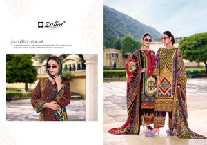 Zulfat Mohabbat Rayon Hand Worked Dress Material - Amrah Wholesale