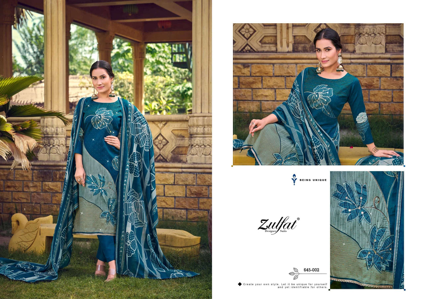 ZULFAT SAJNI VOL-7 Cotton Pakistani Suit
