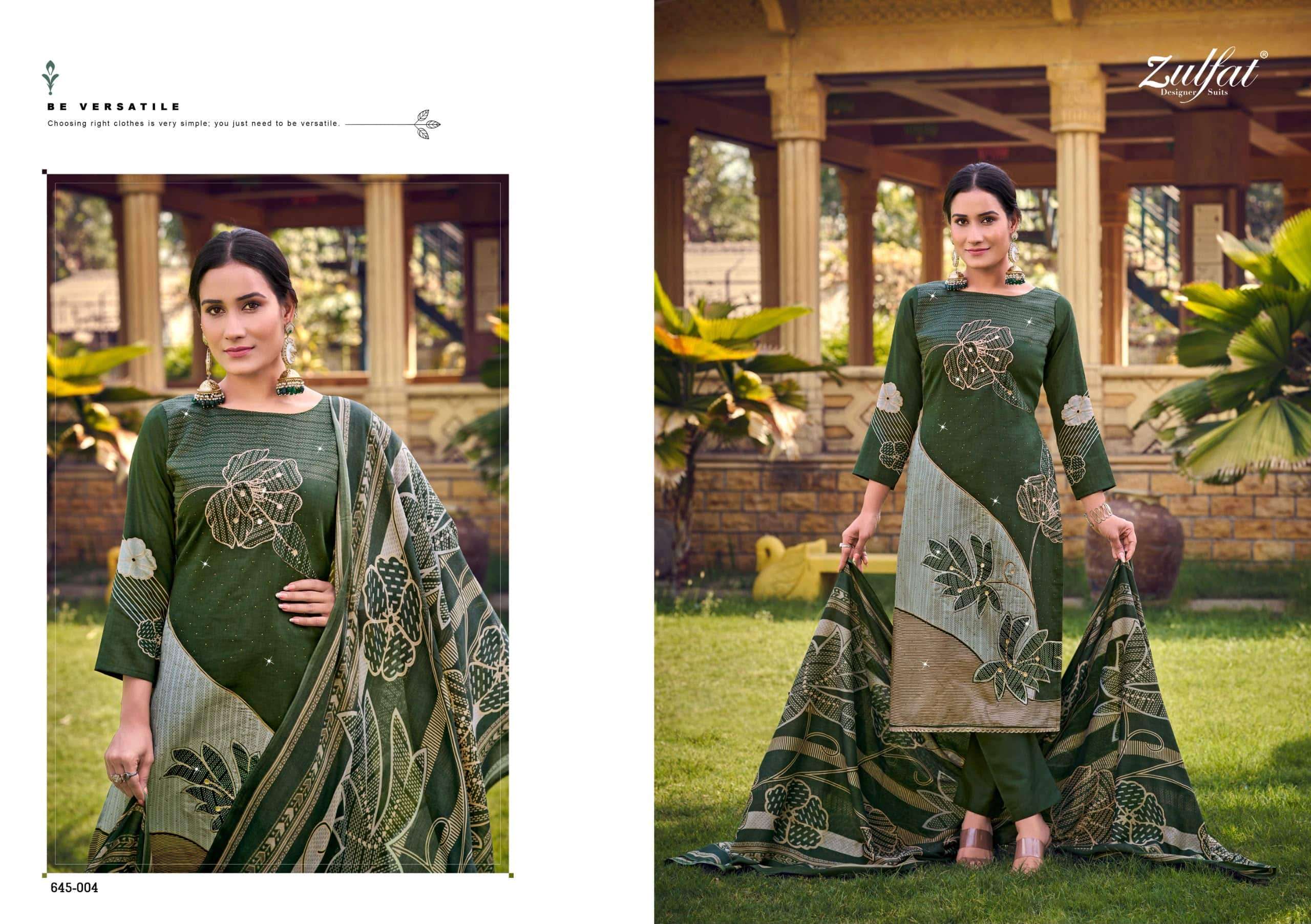 ZULFAT SAJNI VOL-7 Cotton Pakistani Suit
