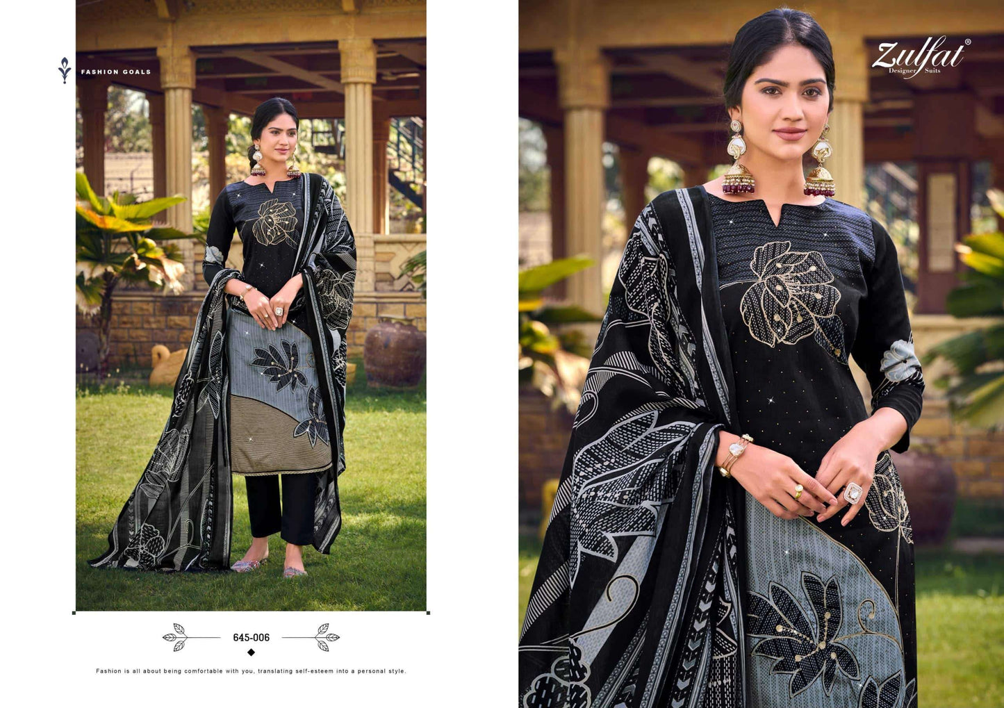 ZULFAT SAJNI VOL-7 Cotton Pakistani Suit