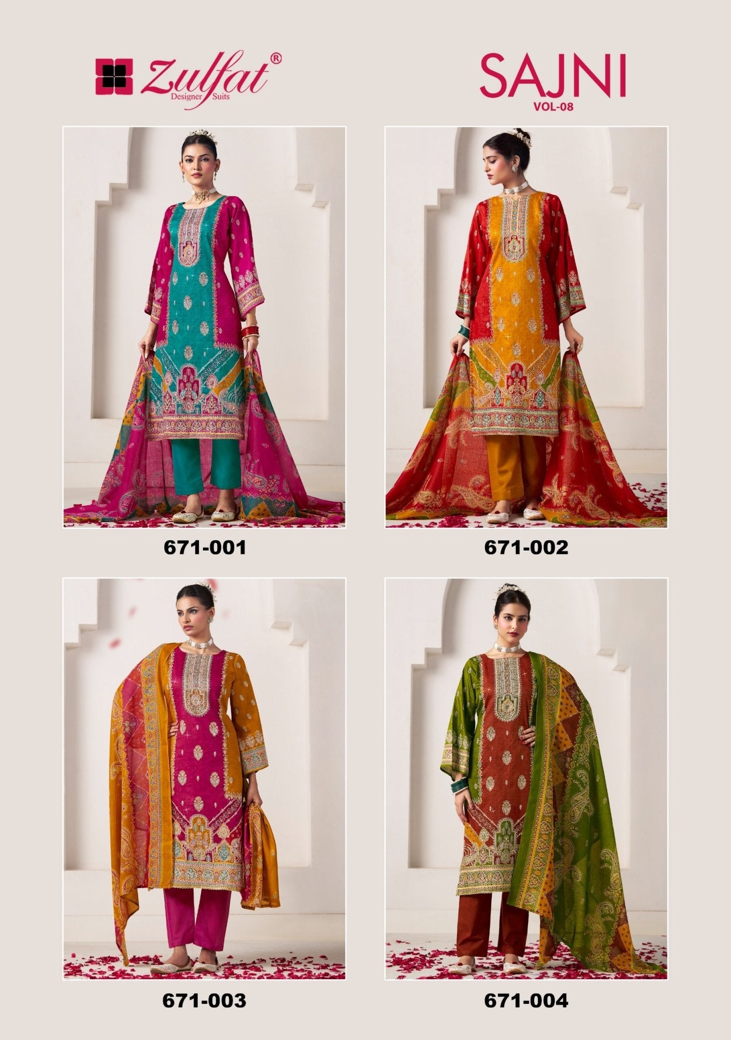 Zulfat Sajni Vol 8 - Amrah Wholesale