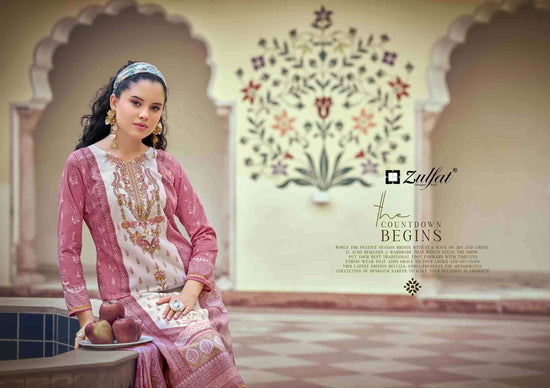 Zulfat Sana Safina Vol 6 Pure Cotton Dress Material