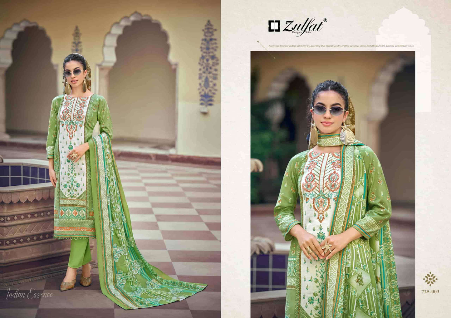 Zulfat Sana Safina Vol 6 Pure Cotton Dress Material
