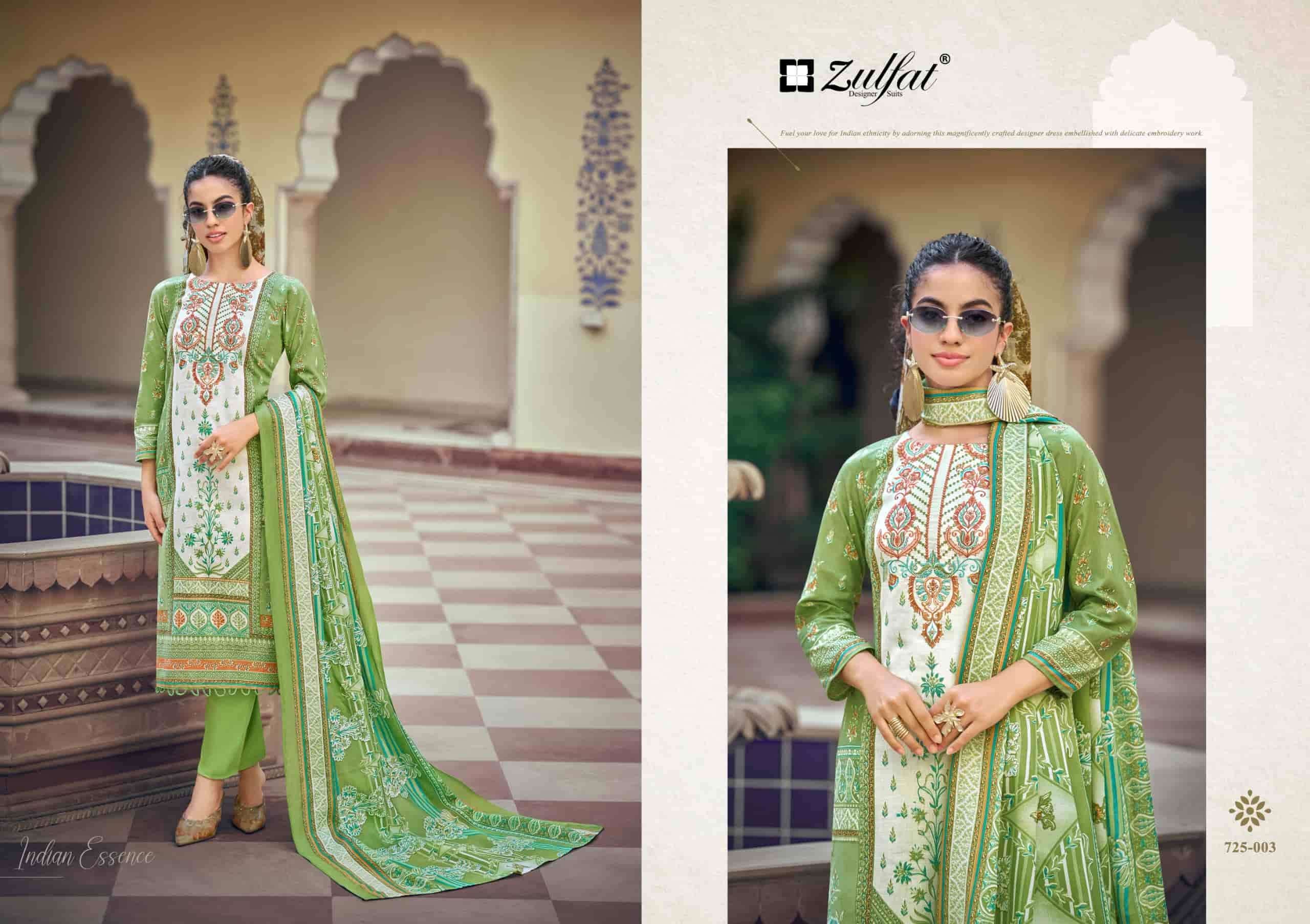 Zulfat Sana Safina Vol 6 Pure Cotton Dress Material