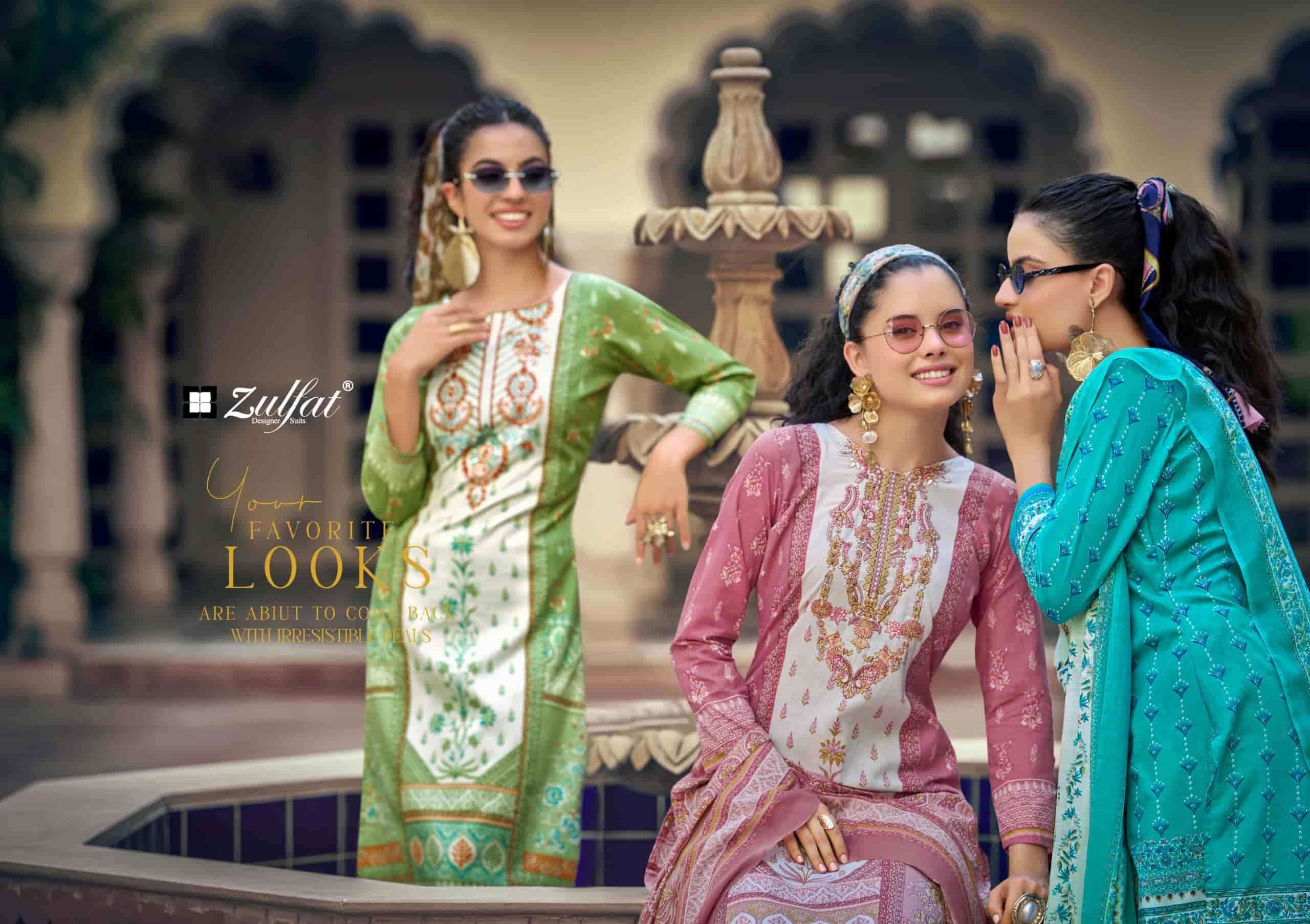 Zulfat Sana Safina Vol 6 Pure Cotton Dress Material