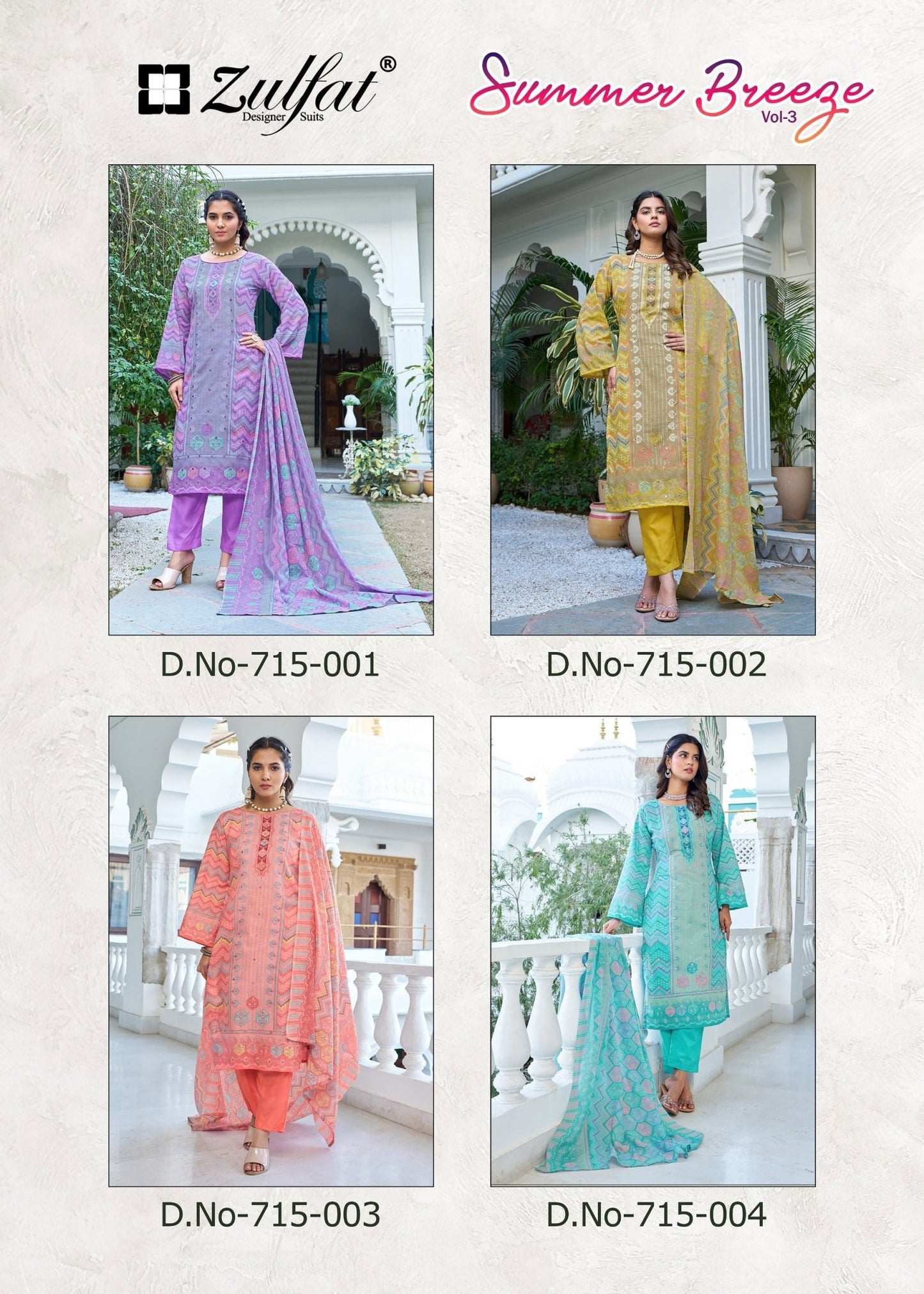 Zulfat Summer Breeze Vol 3 - Amrah Wholesale